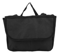Walker Väska 600D Polyester 3 Stora Fickor Lättviktig Skoter Rullstol Förvaringsväska Svart
