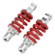 2-stegs spiralfjäderstötdämpare i aluminiumlegering, justerbar 100 mm för ATV-skoter