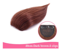LM Synthetic Invisable Seamless Hair Pads Clip In 2Clips Öka hårvolymen Hårförlängningar Top Side Cover Hårstycke