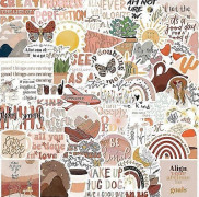 Boho Stickers 50 Stycken Bohemiska Klistermärken Estetiska Clipart Klistermärken Vinyl Graffiti Klistermärke Estetiska Graffiti Klistermärken