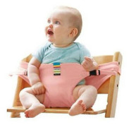 Babysele för hög stol, bärbar matningsbälte