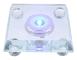 Belyst Bas Ställ För Kristall Display Heminredning Laddning 4 LED-lampor 1st (LGL) Transparent 10X10X3.5CM