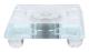 Belyst Bas Ställ För Kristall Display Heminredning Laddning 4 LED-lampor 1st (LGL) Transparent 10X10X3.5CM