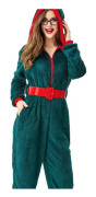 Jultomtenissdräkt Santa Claus Cosplay Förälder-Barn Kostym Adult M