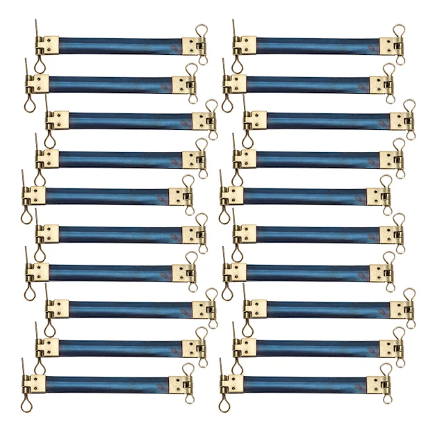 20 st Metall Interna Flexramar Retro Myntplånbok Väska Pennfodral DIY Tillbehör