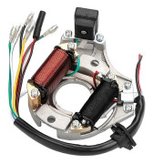 AC Stator 2 Spole Tändningsmagnetplatta för 50cc 70cc 90cc 110cc 125cc Sunl ATV Fyrhjulingar CDI