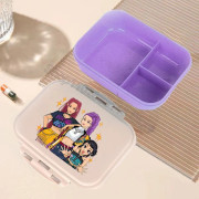 Kawaii K-Pop Demon Hunters Bento Lunchbox för barn - Present för matförvaring med stor kapacitet