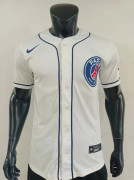 25-26 Paris Saint-Germain F.C. Vit Baseballuniform S-2XL