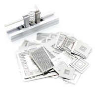 47 st/set Spelkonsoler Direkt Uppvärmning BGA Stencil + BGA Jig BGA Reball Kit för 360CPU -CPU GPU CX