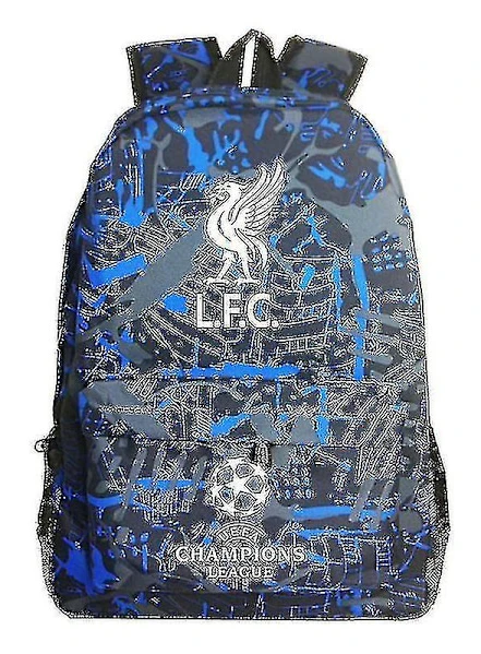 Graffiti Liverpool Uefa Champions League Axelväska Fan Ryggsäck Student Skolväska Förvaringsväska E