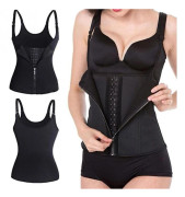 Women Zipper Body Slimming Shapewear High Waist Trainer Abdomen Belt Underwear 3XL