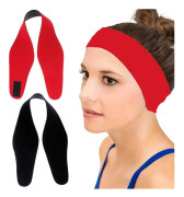 2-pack simhårband, öronband för vuxna, unisex-hårband, elastiska hårband i neopren, simhårband för vuxna