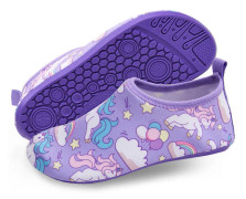 Barn Vattenskor, Snabbtorkande för Simning Surf Purple 24-25