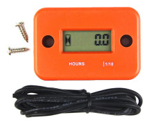 1Set Motocross LCD Motor Timer Elektronisk Varvräknare Timmete Svart