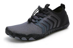 Vattenskor för män Snabbtorkande Sport Aqua Skor 3Ba06 Black 43