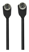 Hane till hane S-Video 5-stifts adapterkabel mini DIN 5-stift S-video-linje för hemmabio och resor 1.8 meters Straight to straight