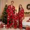Familj Jul Pyjamas Matchande Set Siden Casual Matchande Set för Familj Mother XXXL