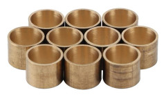 【NX】10 st biljardkö mässingsspets snooker koppar pool ferrules reparationsverktyg tillbehör 10MM utan tänder