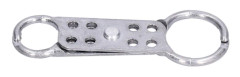 Brandsäker dubbelhuvud aluminium lockout tagout hasp industriell säkerhet 1 st