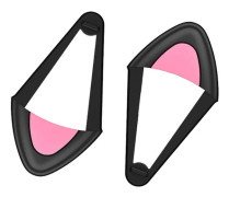 1 par fästbar för Cat Kitty Ears Härligt tillbehör för trådlöst spelheadset