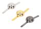300 st 10 mm Mini Brads Silver Guld Grå Runda Mässing Metall Pappersfästen för DIY Hantverk Scrapbooking