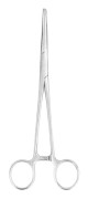 Kirurgisk hemostatisk pincett i rostfritt stål, rak spets, veterinär, husdjurshår