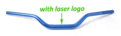 28mm 1-1/8 Motorcykelstyre CNC Aluminiumlegering Sandblästrat Ratt Passar Yamaha Tmax 530 R6 R3 CBR1000RR Monster 696 Blue-laser logo