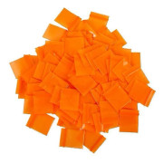100 st Plastförpackningspåsar Ziplock Pillerförpackningspåsar Mini Zip Lock-påsar Dragkedjepåse Ziplock-påse orange