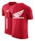 Sommar Honda logotyp rund hals Print korta ärmar red 2XL