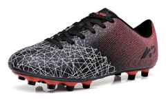 Fotbollsskor för män Aldult Fotbollsskor Grästräning Sport Skor Sneakers 3B27017 Black 42