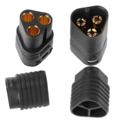 MT60 3.5mm Hane till Hona Konverteringsadapter Pluggkontakt för RC ESC till Motor Trådlösa Bilar Båtar Tillbehör