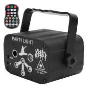 6-håls scenljus USB röststyrning RGB projektorlampa KTV-bar