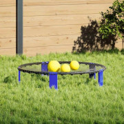Roundnet-set med 3 bollar och pump | Ø90x20 cm | Färg: Svart