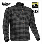 KEVLARSKJORTA GREY BLACK CE 17092:2020 FLANELL MC SKJORTA - MCV DS5
