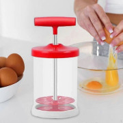 Gräddvisp Universal Mixer med Halkfritt Silikongrepp Handhållen DIY Vispad Dispenser m[HK]
