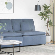 Modulär soffmodul med dynor - Elegant mittensektion | Färg: Blå | Storlek: 100 cm