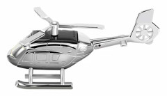 1 st Helikopter Bil Arom Ornament Dekorativ Solenergi Roterande Helikopter Legering Luftfräschare Arom Prydnad för Bil Fordonsinstrumentbräda