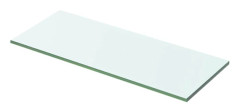 Glashyllplan för modern produktdisplay | Storlek: 50x15 cm | Färg: Genomskinlig