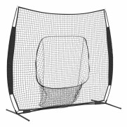 Baseball & Softball Träningsnät - Hållbart Utomhusnät | Färg: Svart | Storlek: 250x106x209 cm
