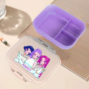 Kawaii K-Pop Demon Hunters Bento Matlåda för Barn - Present för Matförvaring med Stor Kapacitet