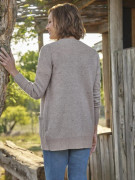 WoolOvers Womens/Ladies Lambswool Crew Neck Cardigan