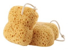 Stor badsvamp, exfolierar skonsamt, porös och absorberande, lämplig för alla hudtyper.