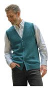 WoolOvers Mens Lambswool Waistcoat