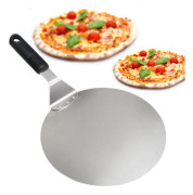 1 rund kakspade med handtag - bakverktyg för bakning i pizzaugnar och grillar