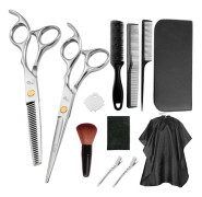 Hair Scissor Set of 11 Stainless Steel Hairdressing Set Hairdressing Scissors