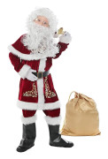 Juldräkt för barn Set Tomtedräkt Sammet Barn Cosplay Kläder För Pojkar L 125-135