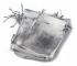 25-pack silvriga presentpåsar påsar kalas dop bröllop babyshower Silver