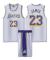 #23 Lebron James Baskettröja Set Lakers Uniform white 22