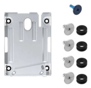 [PL】Metall Hårddisk HDD Monteringsfäste med Skruvsats för PS3 Slim 4000 2025th
