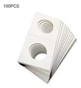 100 st kartong flip display förvaringshållare för 20,5/23/25/27,5/31,5/35 mm mynt Kaesi